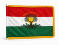Kurdistan Flagge mit Fransen - Efrîna ZEYTÛNÊ Design 150x90