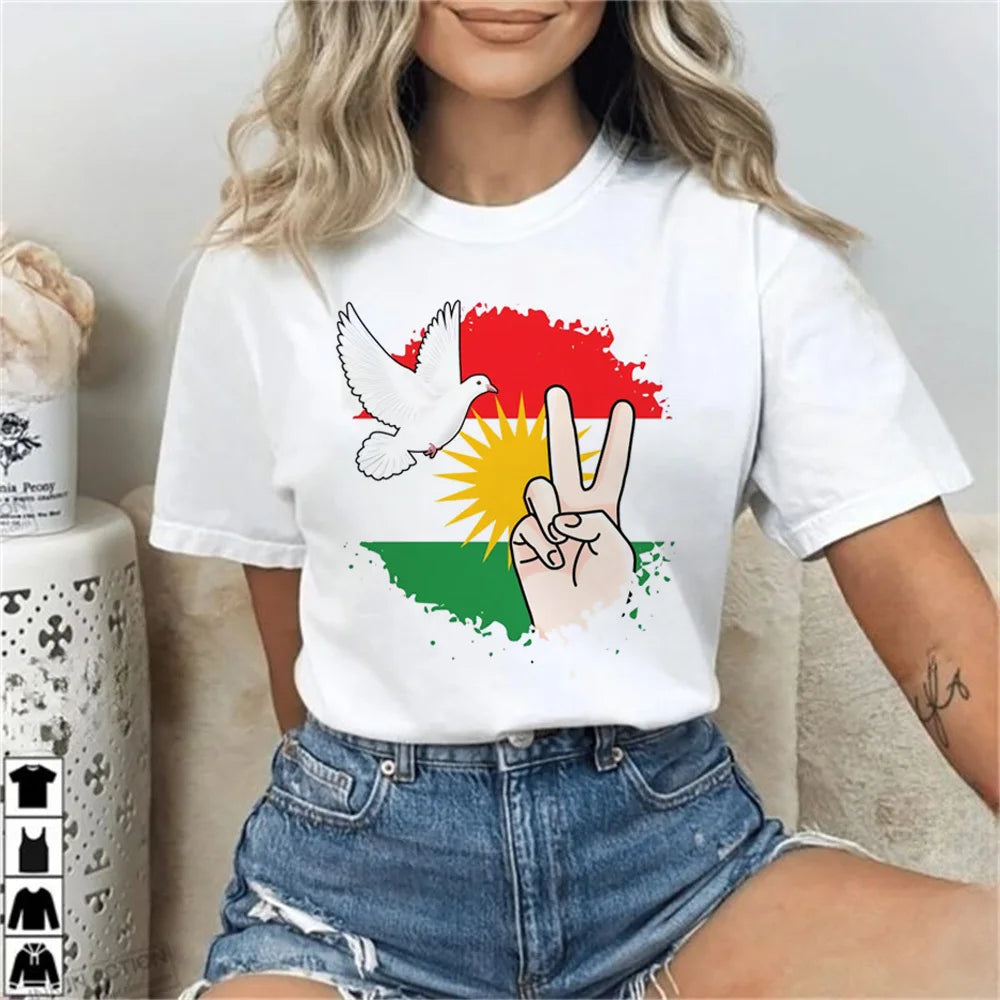 Kurdistan Streetwear Premium T-Shirt – Statement Look with Pride & Style