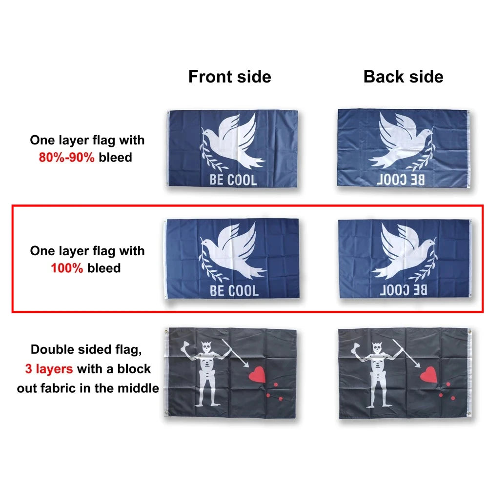 MeinBanner™ Personalisierte Premium Flagge mit Wunschdruck & Goldfransen